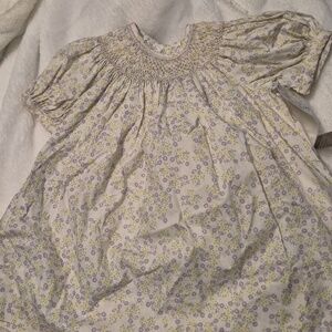 NWT Strasburg White hand smocked Bishop Dress 3M